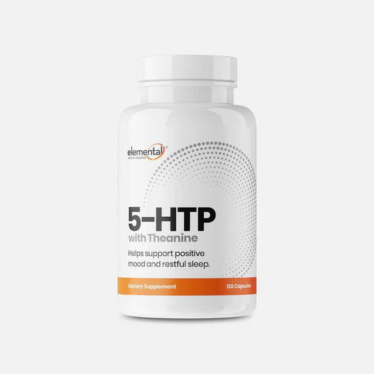 5-HTP By Elemental Health Sciences 120 Capsules Bottle Image
