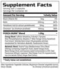 Forza Burn™ by Forzaone Performance Nutrition® Supplement Facts 