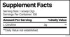 L-Citrulline by Performance Nutrition Research Unflavored Supplement Facts Image