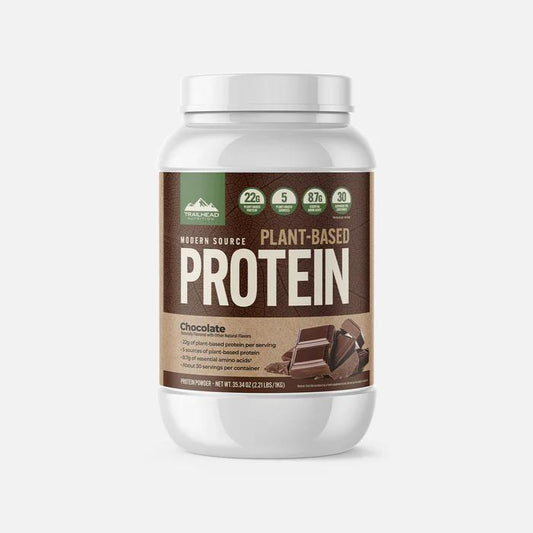 Modern Source Protein by Trailhead Nutrition Chocolate Flavor Bottle Image