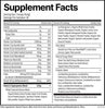 Nature's Supergreens by Nu-Tek Nutrition Green Apple Flavor Supplement Facts Image