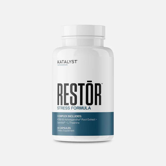 RESTŌR™ by Katalyst Nutraceuticals® 80 Capsules Bottle Image 