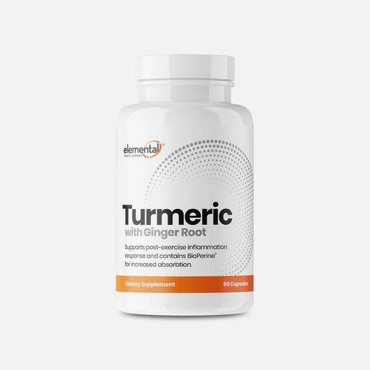 Turmeric By Elemental Health Sciences 60 Capsules Bottle Image