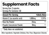 Vitamin C By Elemental Health Sciences 120 Capsules Supplement Facts Image